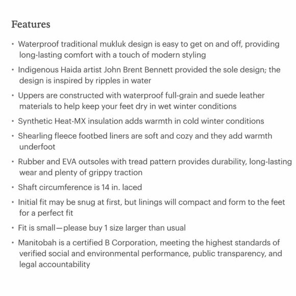 Manitobah PACIFIC HALF winter boot - Picture 8 of 11